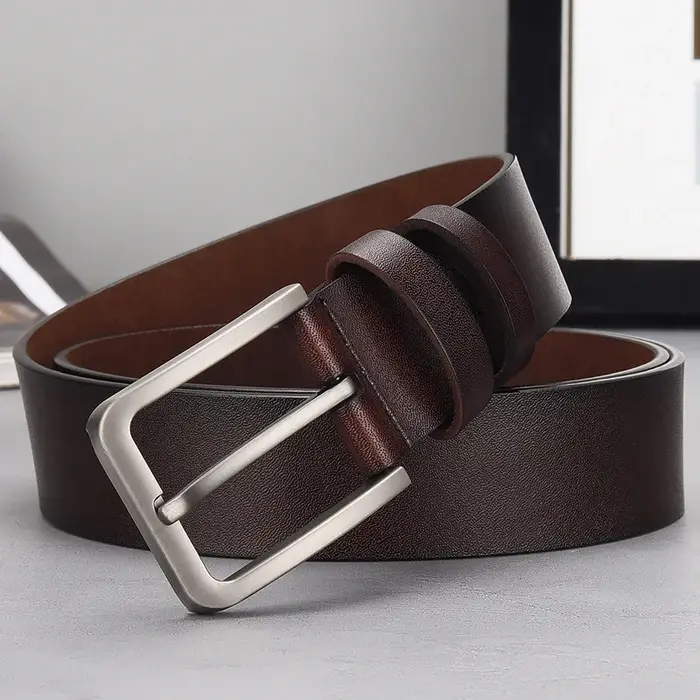 Ceinture pour homme en cuir véritable