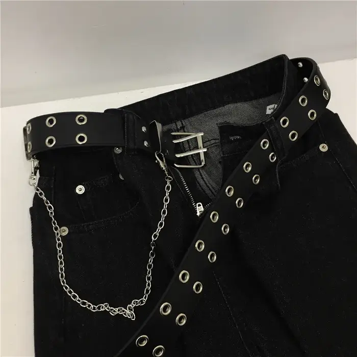 Ceinture à double anneau pour femme