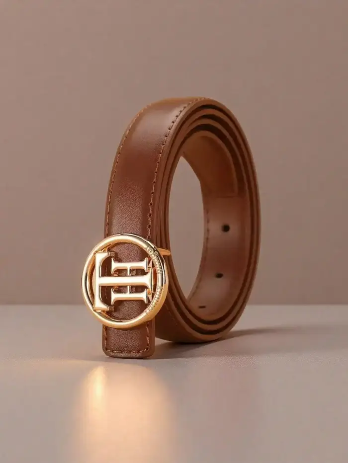 1 ceinture pour femme neuve avec boucle lisse à lettres
