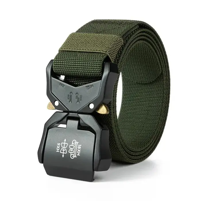 Nouvelle ceinture tactique à boucle à dégagement rapide, ceinture élastique décontractée pour l'entr