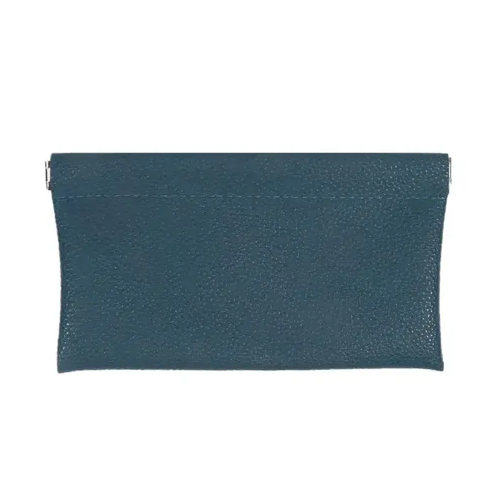 Portefeuille long minimaliste ultra-fin en cuir véritable pour femmes, avec lettres personnalisées, 