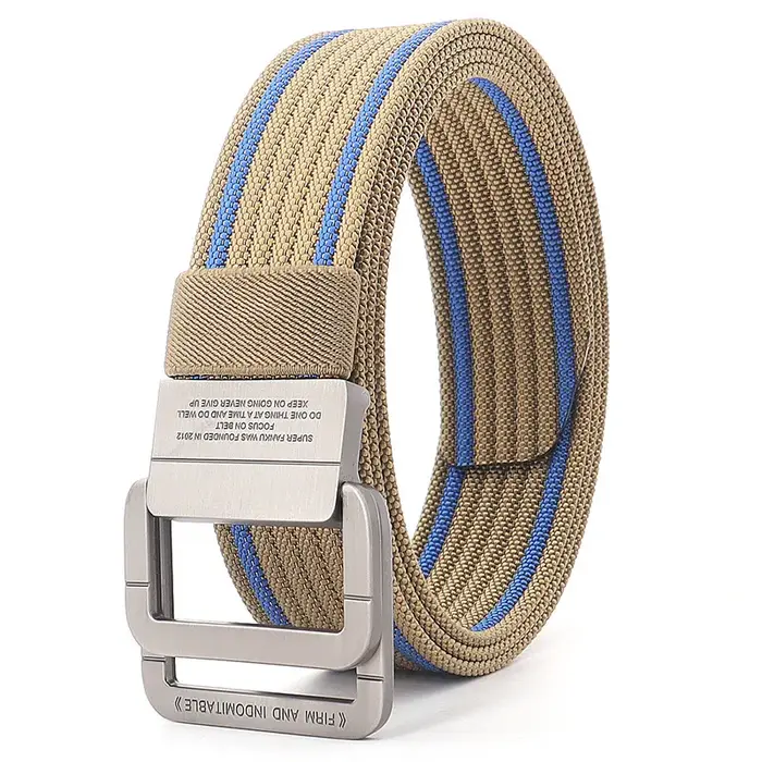 Ceinture de taille à Double anneau en alliage pour hommes
