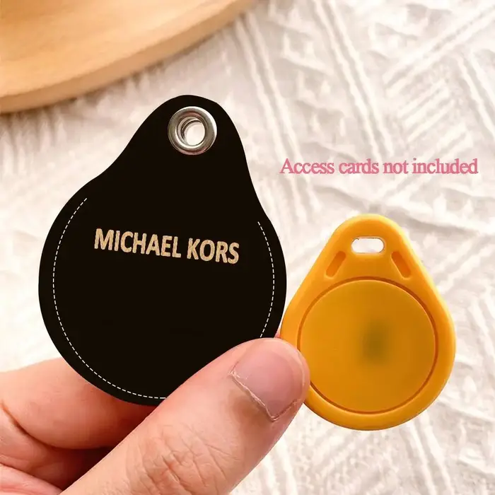 M-Michaels-Fashion-Kors 1 porte-cartes en cuir avec porte-clés en forme de goutte d'eau