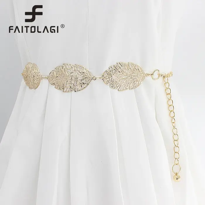 Ceinture Ajourée en Forme de Cuir oral elu pour Femme