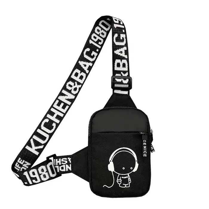 Sac à bandoulière pour hommes INS tendance imperméable petit sac messager carré sacs