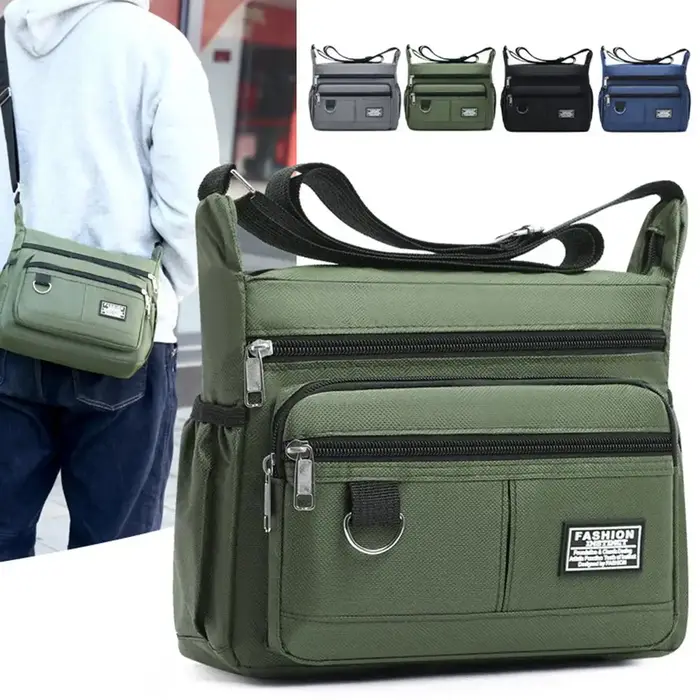 Sac à bandoulière multi-poches pour hommes