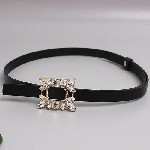 Ceinture en Pierre Strass Irrégulière pour Femme, Ceinture en Cuir group, Ceinture Solide, Ceinture 