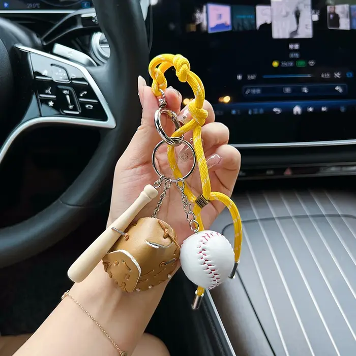 Porte-clés de baseball personnalisé et créatif