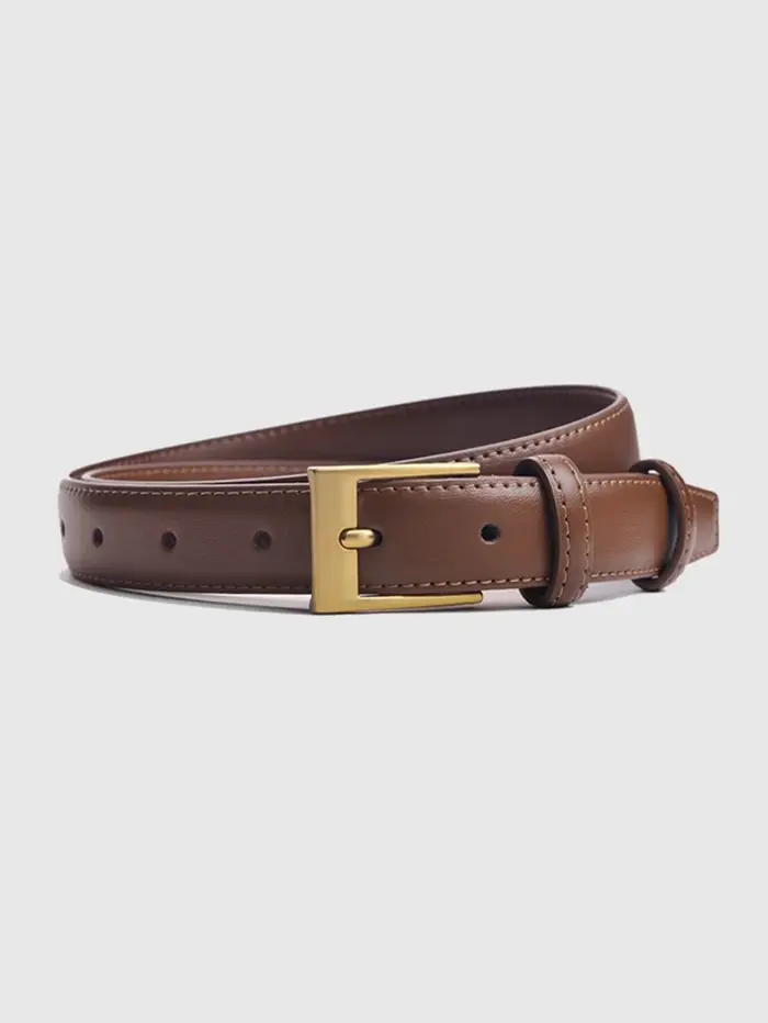 Ceinture femme mode haute qualité boucle ardillon ceinture véritable luxe souple ceinture en cuir PU