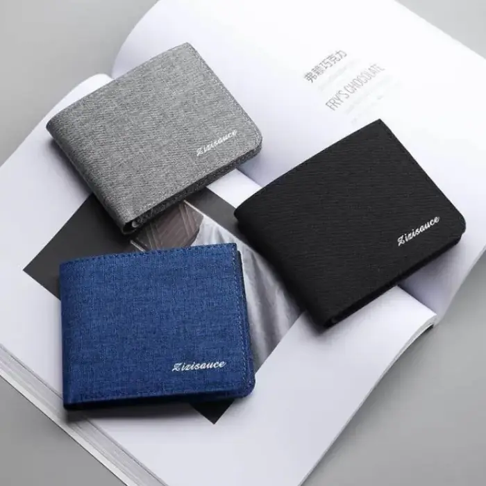 Portefeuille en toile pour homme