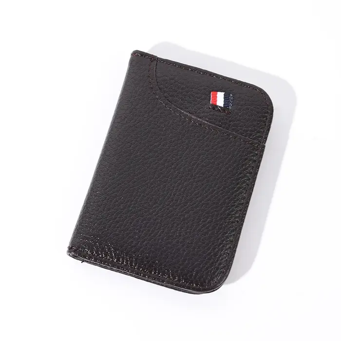 Portefeuille souple Super mince Portable en cuir PU, Mini portefeuille pour cartes de crédit, porte-