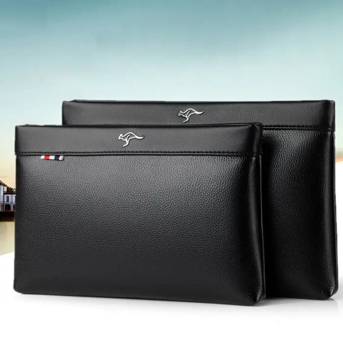 Marque de luxe hommes d'affaires portefeuille en cuir homme pochette pièces de monnaie poche sac à main enveloppe décontractée longs portefeuilles mâle sac pratique pour IPAD