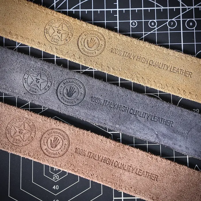 Ceinture en cuir véritable pour homme