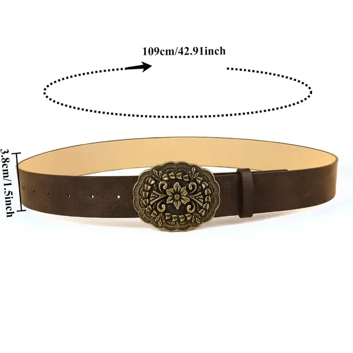 Ceinture Unisexe Noire Polyvalente de Style Coréen