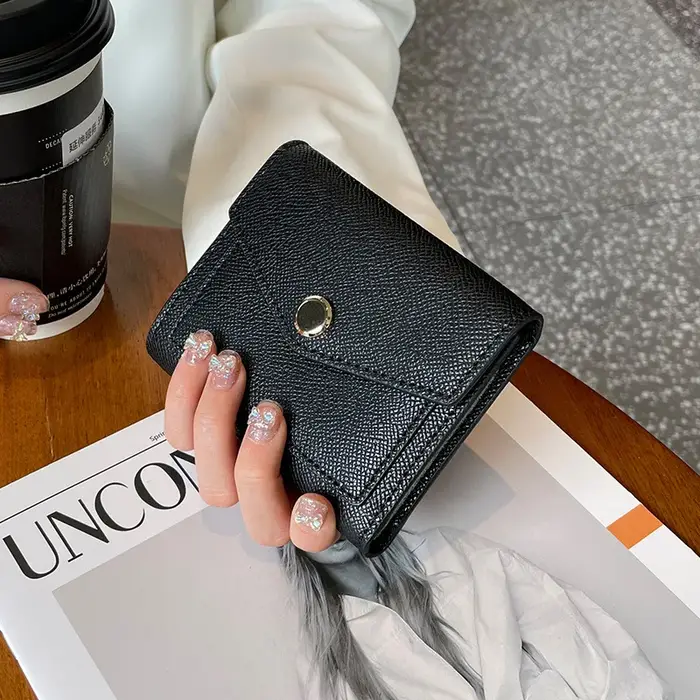 Portefeuille personnalisé en cuir véritable pour femmes