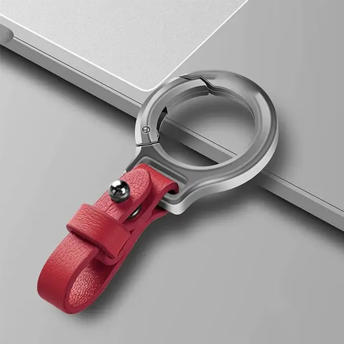 Porte-clés de luxe en cuir Durable pour voiture