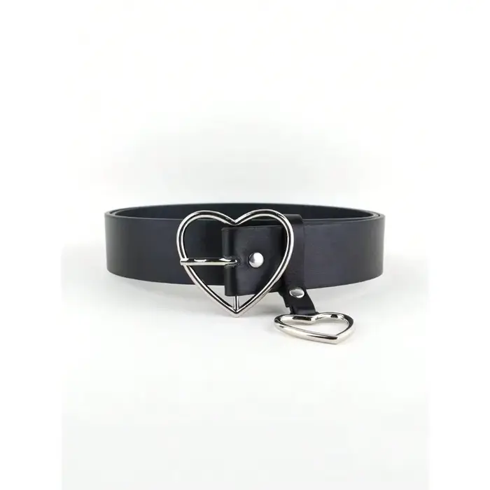 Ceinture à boucle en forme de cœur Harajuku pour femmes