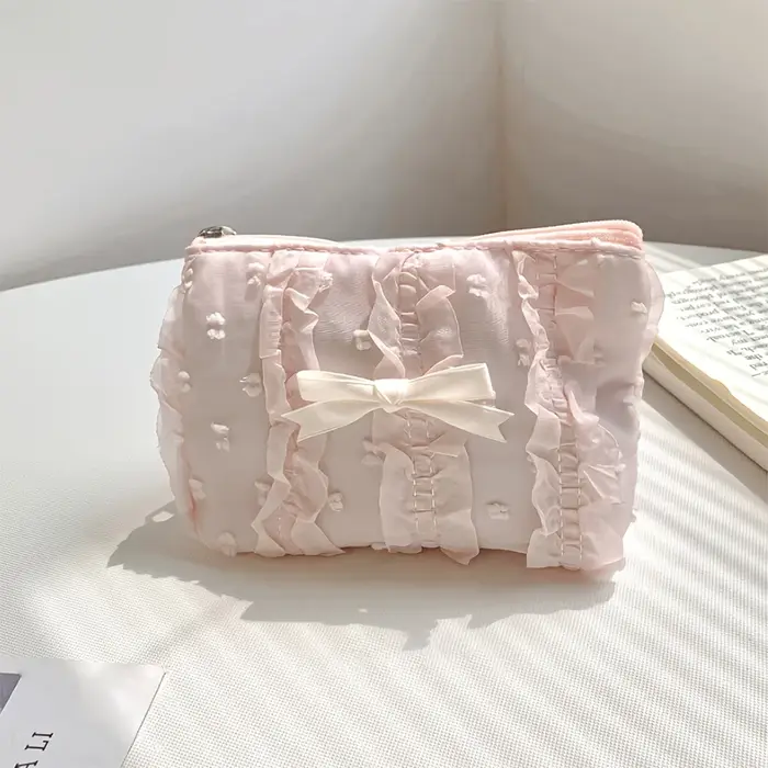 Porte-monnaie en dentelle jacquard multifonctionnel et élégant de style coréen