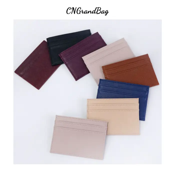 Lettres personnalisées classique hommes Crocodile PU porte-carte femmes PU cuir