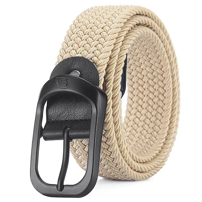 Ceinture élastique tissée décontractée pour hommes et femmes, ceinture de sport de plein air, pas besoin de poinçonnage, ceinture de travail d'escalade pour hommes et femmes, mode