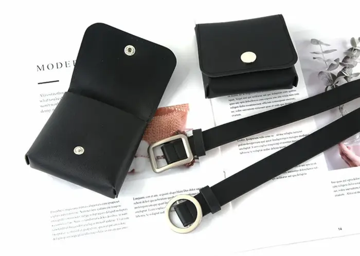 Ceinture en cuir tendance pour femme