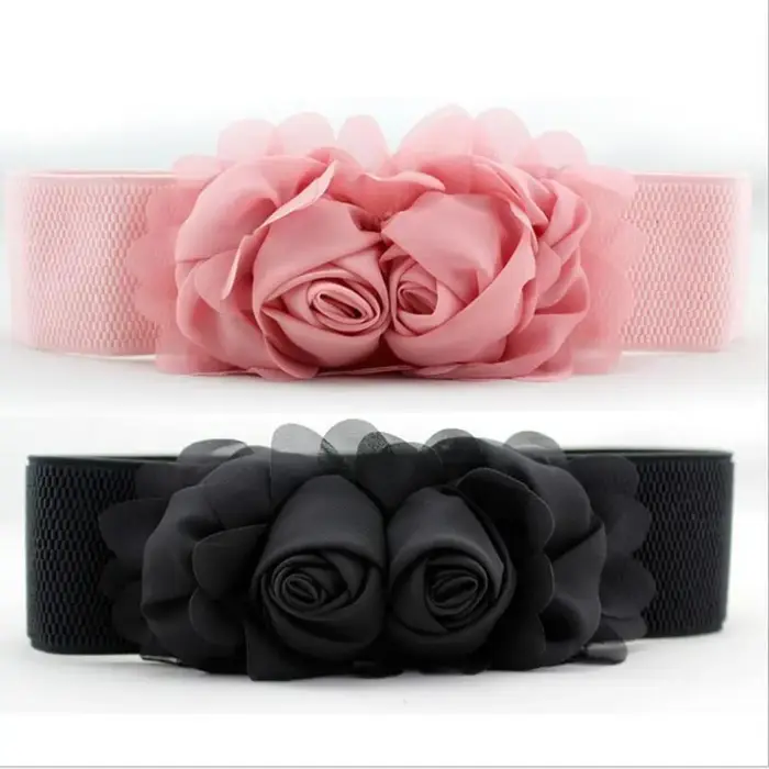 Ceinture large pour robe pour femme