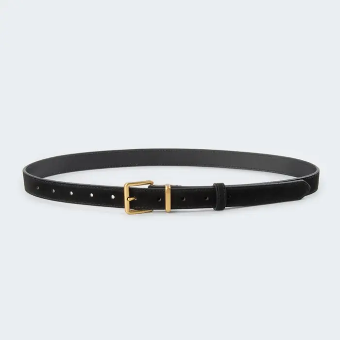 Ceinture en cuir suédé pour femme