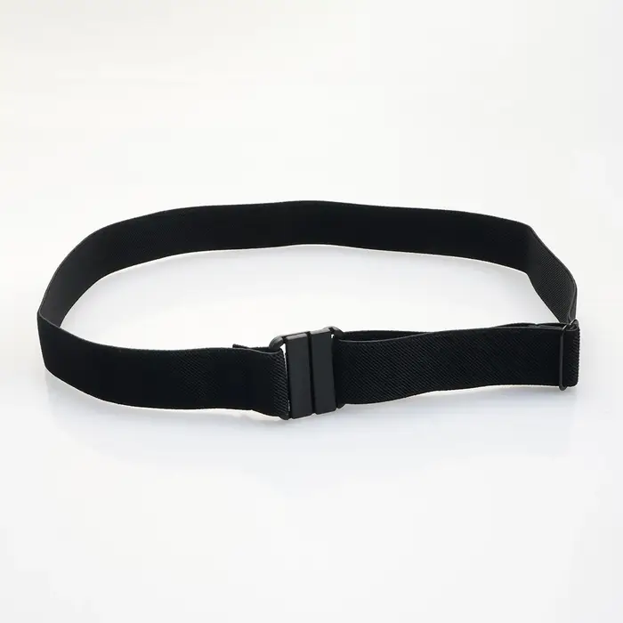 Ceinture élastique décontractée de couleur unie, Ultra légère, sans métal, longueur maximale 140cm