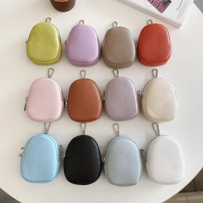 Mini porte-monnaie en cuir PU pour femmes
