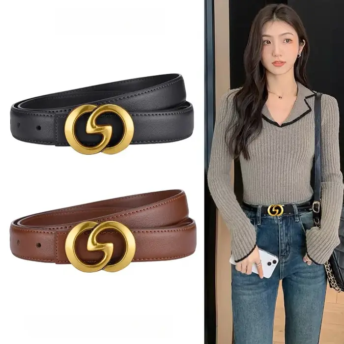 Ceinture polyvalente à double anneau pour femme