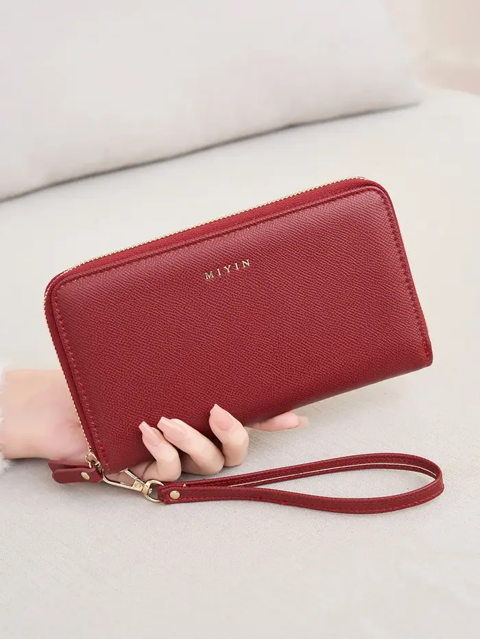 Portefeuille Vintage en cuir PU pour femmes