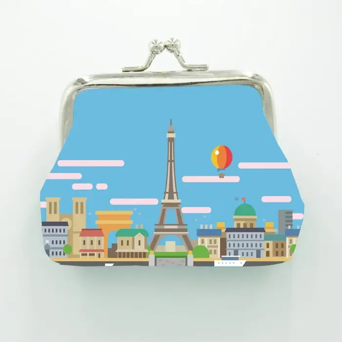 Porte-monnaie en cuir PU personnalisé