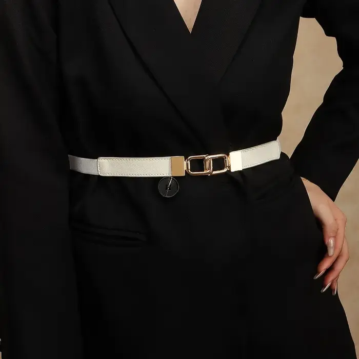 Ceinture de style européen et américain inspirée du temps