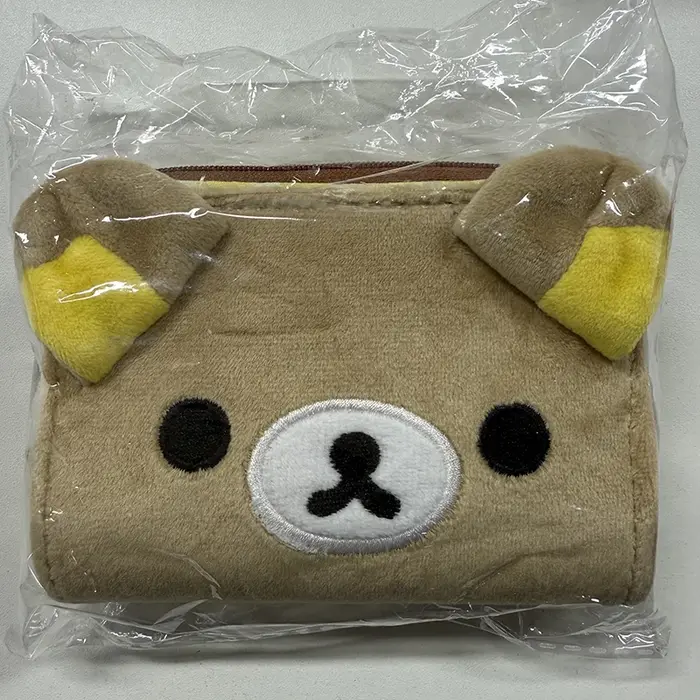 Mini porte-monnaie en peluche tridimensionnel pour fille