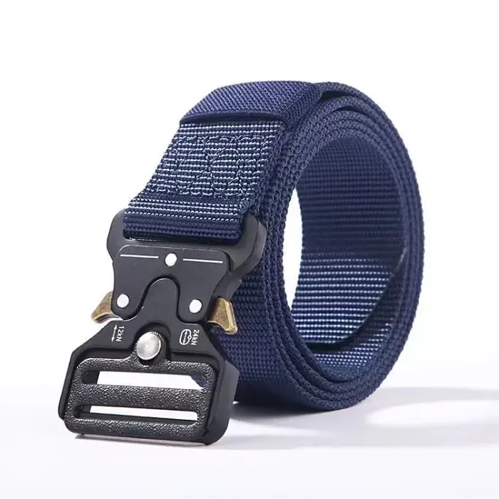Ceinture homme métal ceinture homme ceintures en toile grande taille Sport de plein air ceintures en