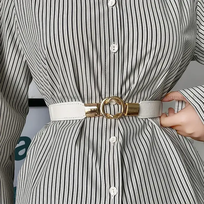 Ceinture élastique fine pour femme