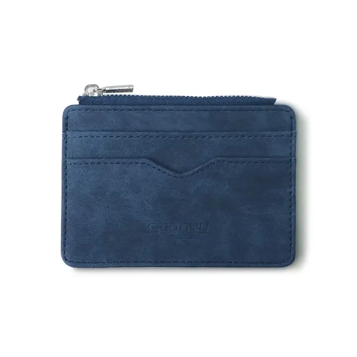 Petit portefeuille pour hommes, 5 emplacements pour cartes, pochette fine pour pièces de monnaie