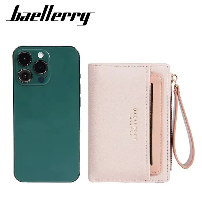 Portefeuille court multi-cartes Baellerry Slim pour femmes