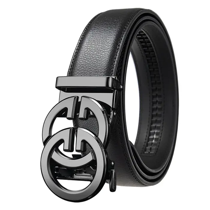 Marque de luxe hommes ceinture de haute qualité en cuir véritable ceinture hommes ceinture automatique affaires ceinture décontractée pour hommes