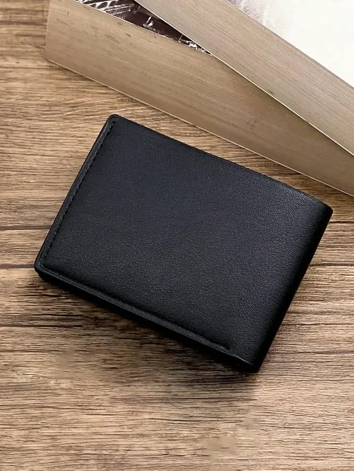 Portefeuille court décontracté vintage de luxe – Pince à billets élégante haut de gamme pour un usage quotidien