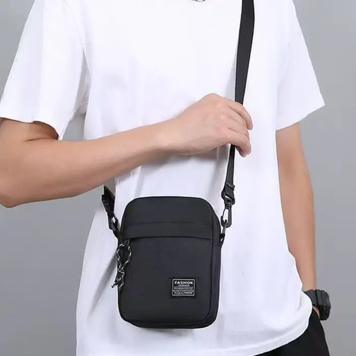 Sac bandoulière décontracté et élégant pour homme