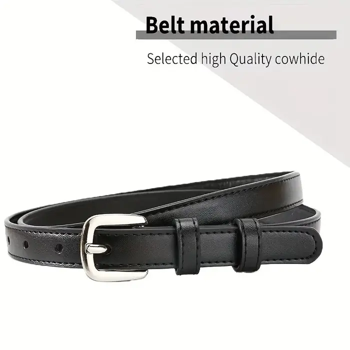 Ceinture en PU décontractée pour femmes