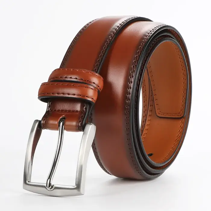 Ceinture en cuir véritable pour homme