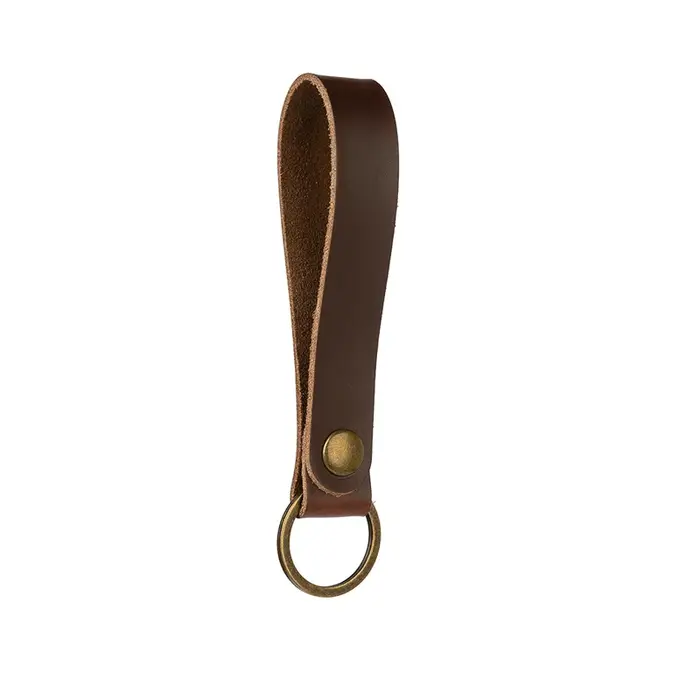 Porte-clés personnalisé en cuir gravé sur mesure pour femme de ménage