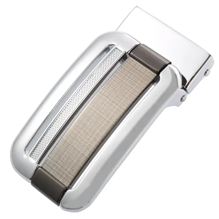 Boucle de ceinture de remplacement pour hommes et femmes, boucle en métal brossé, accessoires pour j