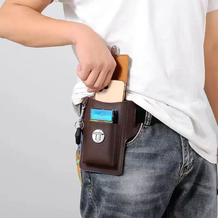 Nouveau sac de taille porter des clés montées sur la ceinture sac