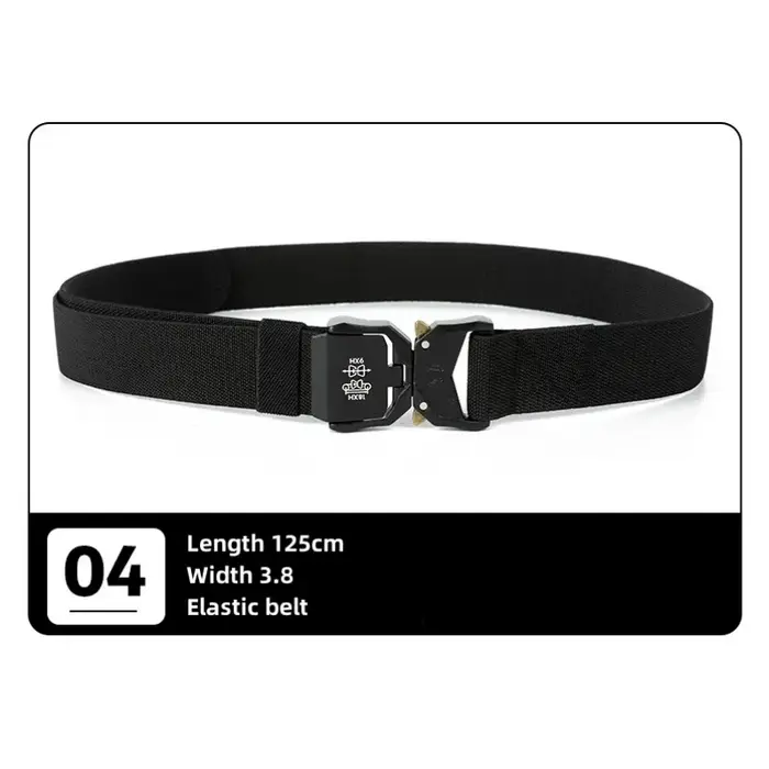 Nouvelle ceinture tactique ceinture élastique à dégagement rapide outillage décontracté ceinture d'entraînement ceinture de pantalon pour hommes