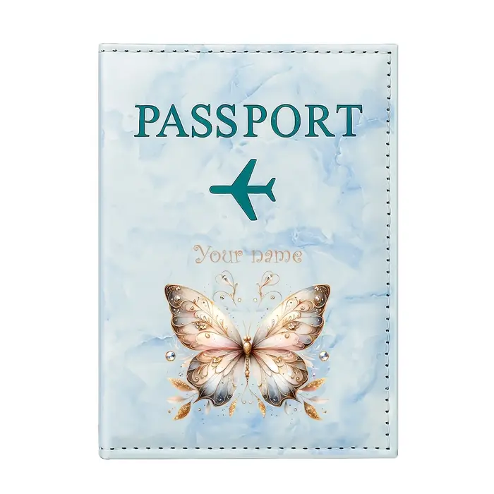 Porte-passeport personnalisé avec nom