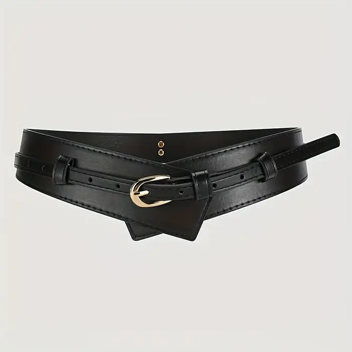Ceinture décontractée pour femmes, ceinture large au design rétro et tendance, idéale pour les voyag