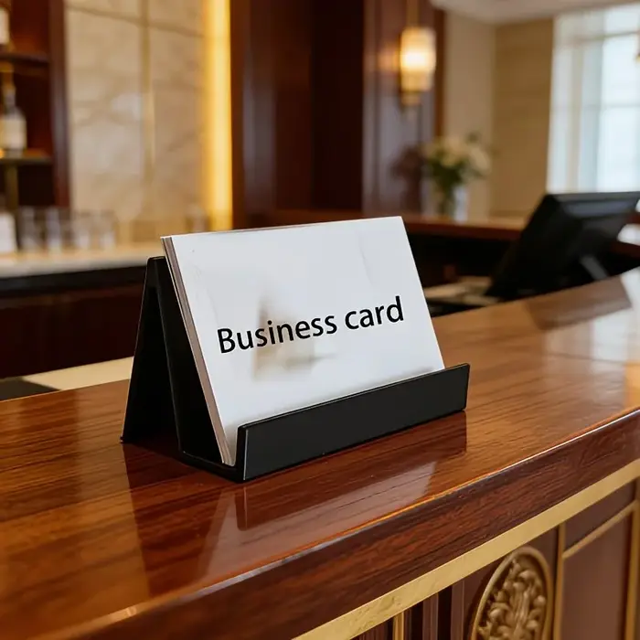 Porte-cartes de visite élégant et pratique